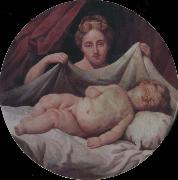 George Stubbs Mother and Child oil painting on canvas